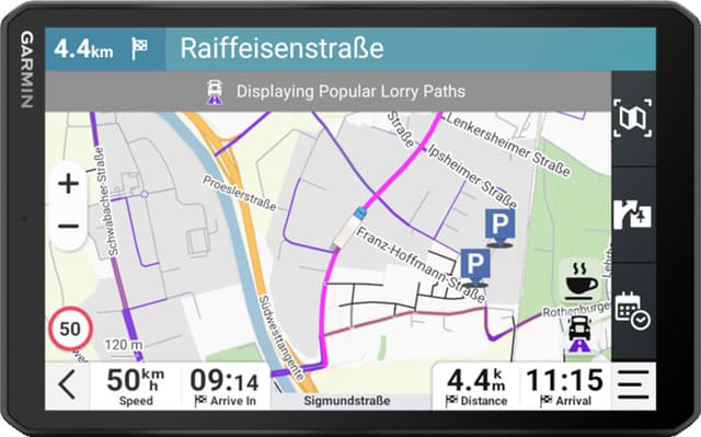 dēzl LGV820 lastbil GPS