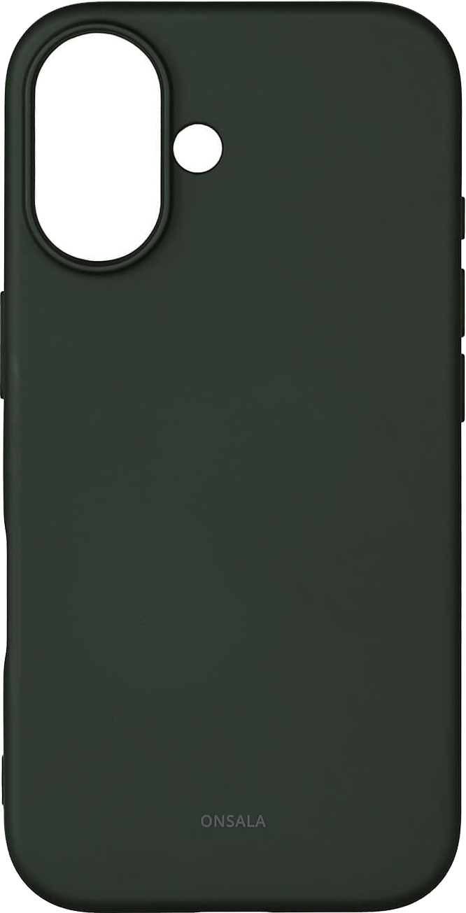 Onsala iPhone 16 silikondeksel (olivengrønn)