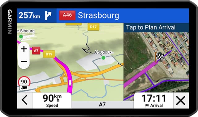 Garmin dēzl LGV720 lastbil