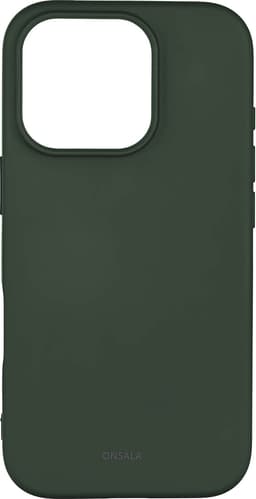 Onsala iPhone 16 Pro silikondeksel (olivengrønn)