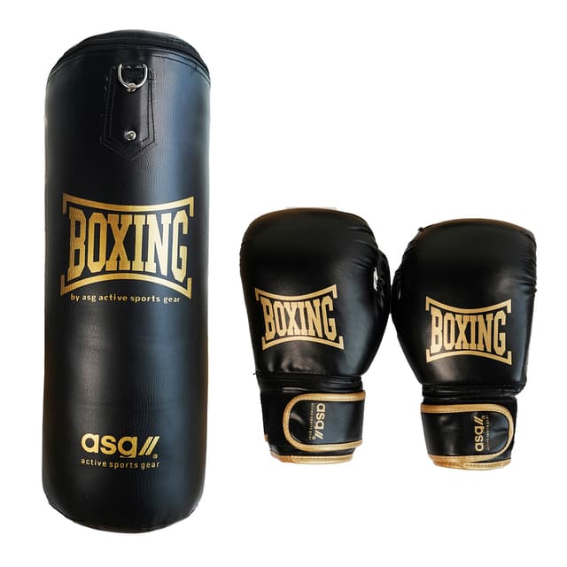 ASG Boksesæt Junior 15 kg. - Sort/Guld