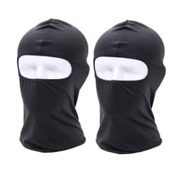 Balaclava / hiihtonaamari / MC-huppu musta 2-pack M