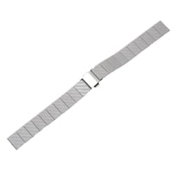 Universalt Klockarmband i Kolfibertextur Silver L