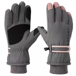 Vinterski berøringsskjerm varme hansker for kvinner Grå