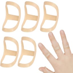 Fingerskena för springfinger 5-pack med olika storlekar Beige Size 10+