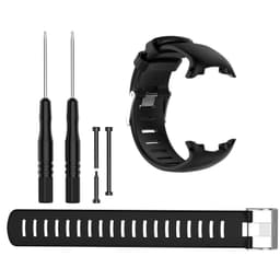 Klokkereim kompatibel med Suunto D4/D4i Novo with Remove Tool 6-Pieces Black