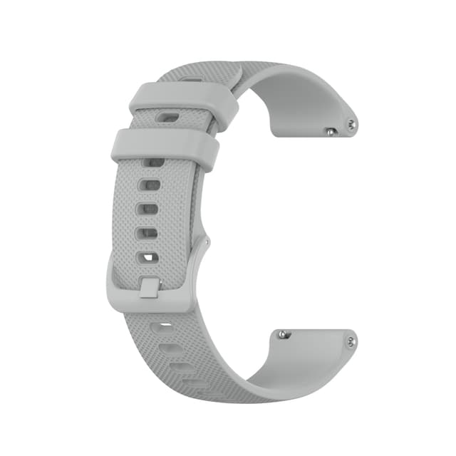 Klokkereim silikon Garmin Venu 2S, Garmin Vivomove 3S Grå 18 mm