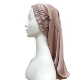 Hårhætte, sovehætte, nathætte af morbærsilke LightPink