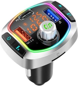 FM-sender og billader med LED