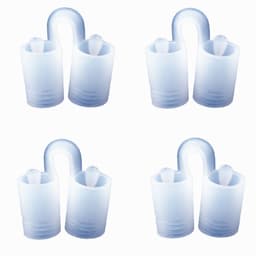 Anti-snarkring Näsklämma mot snarkning 4-pack Transparent
