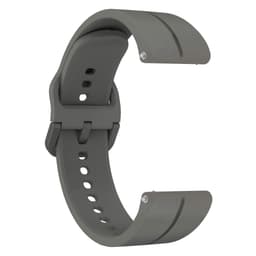 Urrem silikone Mørkegrå 20 mm