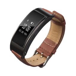 Klockarmband äkta läder Brun