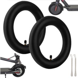 2-Pack 8,5 tommer E Scooter Dekk Erstatningsrør med 2 dekkjern for Xiaomi M365
