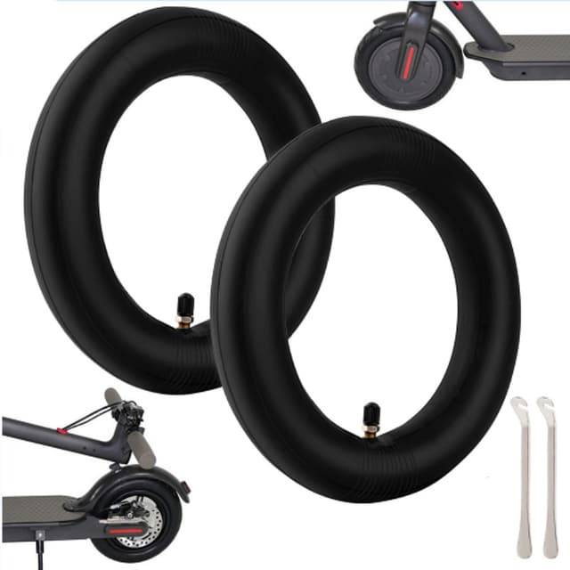 2-Pack 8,5 tommer E Scooter Dekk Erstatningsrør med 2 dekkjern for Xiaomi M365