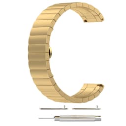 Kelloranneke ruostumatonta terästä Kulta 22 mm