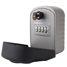 Vanntett nøkkelskap med veggfeste Grå