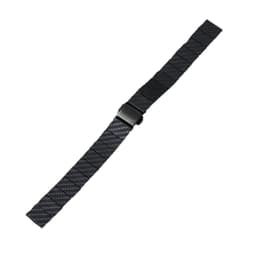 Universal klokkerem i karbonfibertekstur for Samsung Huawei Sort XL