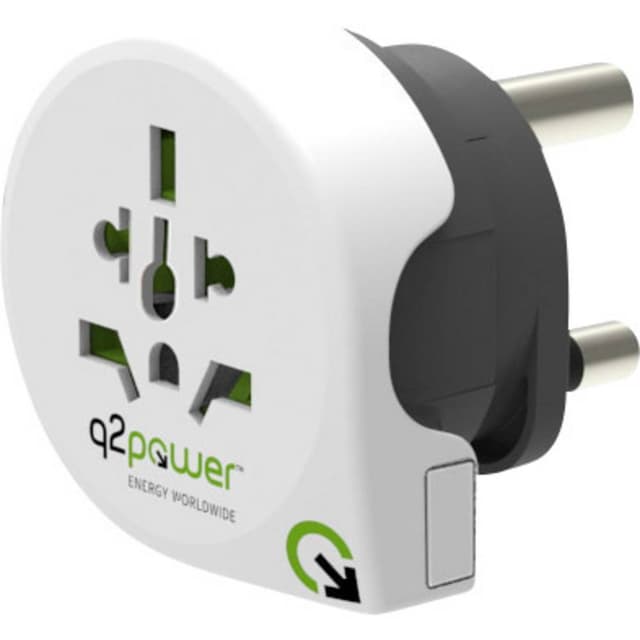Q2 Power 1.100220 Reseadapter Welt nach Süd Afrika