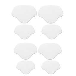Reparasjonssko hælkappe / reparasjonslapper for skoreparasjon Hvit 8 st