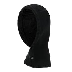 Balaclava varmt hættetørklæde, strik vinterhue, Beanie hat Sort