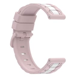 Silikonstropp Tofarget stropp Rosa 22 mm