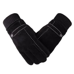 1-par Vinter Anti-Slip Motorcykel Handsker Cykelhandsker Touch Screen Sort