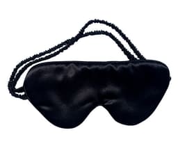 100% Mulberry Silk Sleep Mask øjenmaske Sort