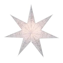 Julstjärna - antique - 48x48x14cm - vit - star trading