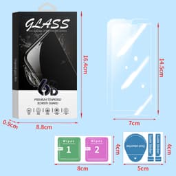 Skjermbeskytter i herdet glass for iPhone (2-pakning) iPhone 16 Pro