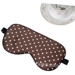 Silk Sleep Mask naisille ja miehille, 100% Mulberry Silk Eye Mask kahvia