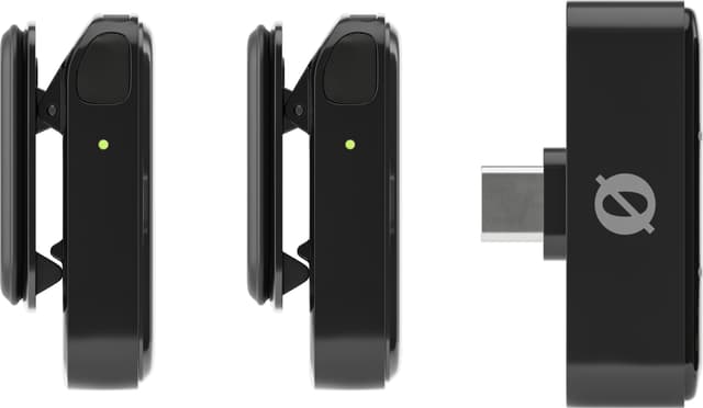 Røde Wireless Micro mikrofon og mottaker sett (USB-C, sort)