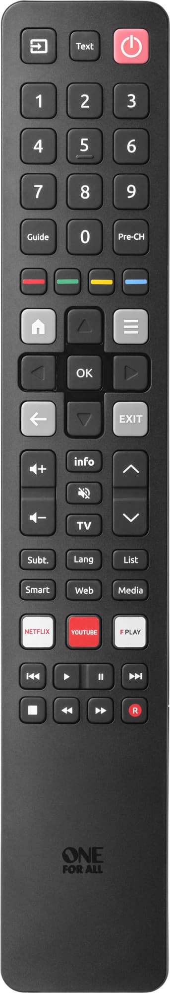 OFA URC 4922 ersättningsfjärrkontroll (TCL TV)
