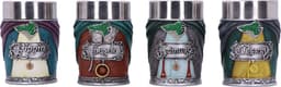 Nemesis Now Lord of the Rings 4 shotglass (Sam, Frodo, Pippin, Merry)