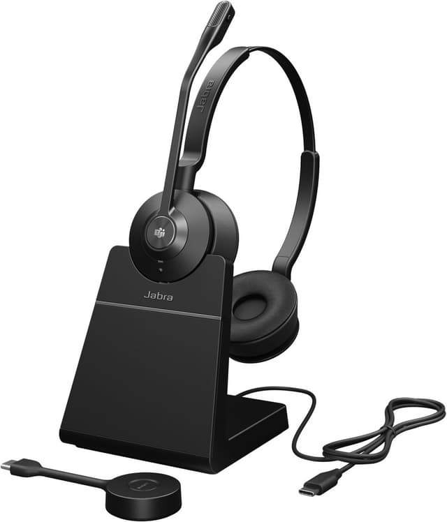 Jabra Engage 55 USB-C Trådløst Headset med DECT ladestativ (MS Teams)