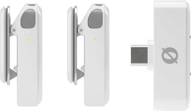 Røde  Wireles Micro mikrofoner og modtagersæt (USB-C, hvid)