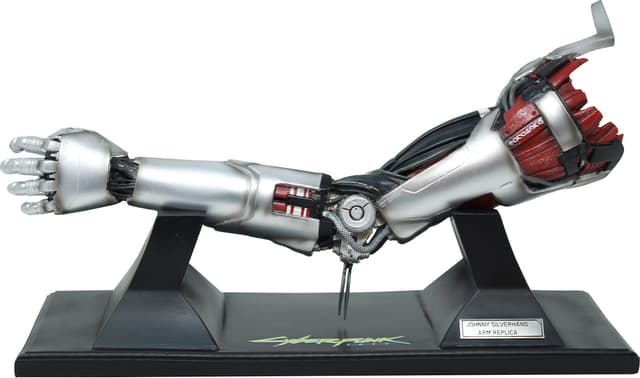 NeaMedia Icons Cyberpunk 2077 actionfigur (Johnny Silverhand's arm)