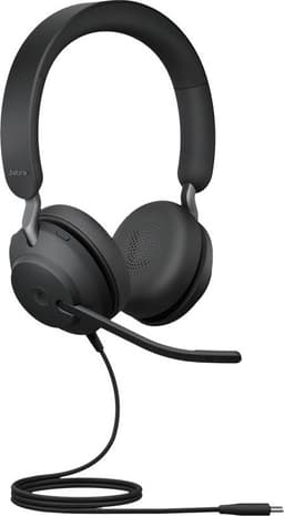 Jabra Evolve2 40 SE USB-C MS stereoheadset (sort)