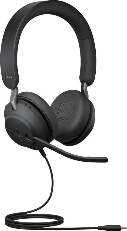 Jabra Evolve2 40 SE USB-C MS stereohøretelefoner (sort)