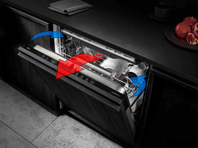 Åpne døren for å tørke oppvasken