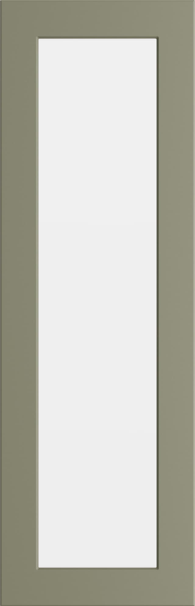 Epoq Canvas Olive glassdør 30x92
