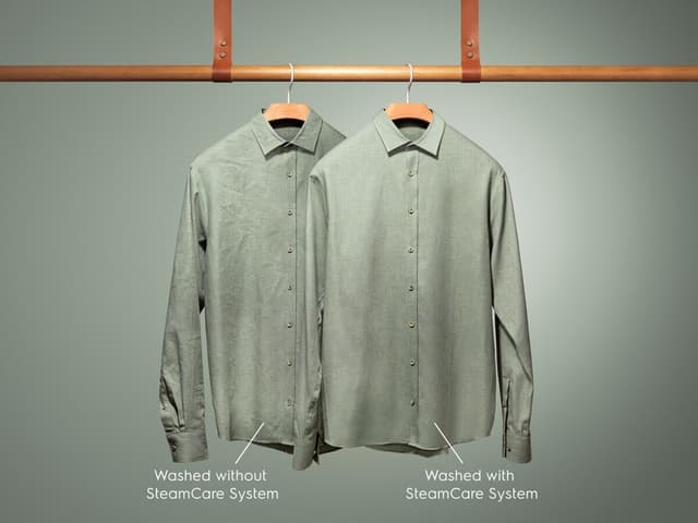 SteamCare minskar skrynklorna