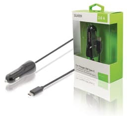 Billader 3.0 A USB-C Sort