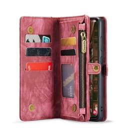 CaseMe puhelimenkotelo 008 8-kortti Samsung Galaxy S24 FE - Punainen