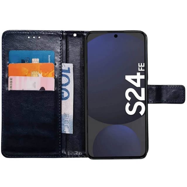 Wallet cover 3-kort Samsung Galaxy S24 FE - Mørkeblå
