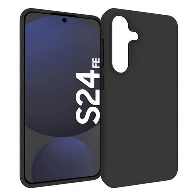 Silikon skal svart Samsung Galaxy S24 FE