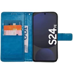 Wallet cover 3-kort Samsung Galaxy S24 FE - Lyseblå
