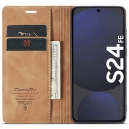 CaseMe mobildeksel 013 Samsung Galaxy S24 FE - Brun