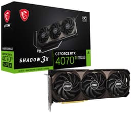 MSI GeForce RTX4070 Ti SUPER 16G SHADOW 3X OC näytönohjain