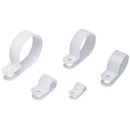 TRU COMPONENTS 1593066 TC-UC3203 Fästklämma skruv Vit 1