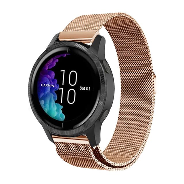 SKALO Milanese Loop til Garmin Venu 2S - Rosa guld